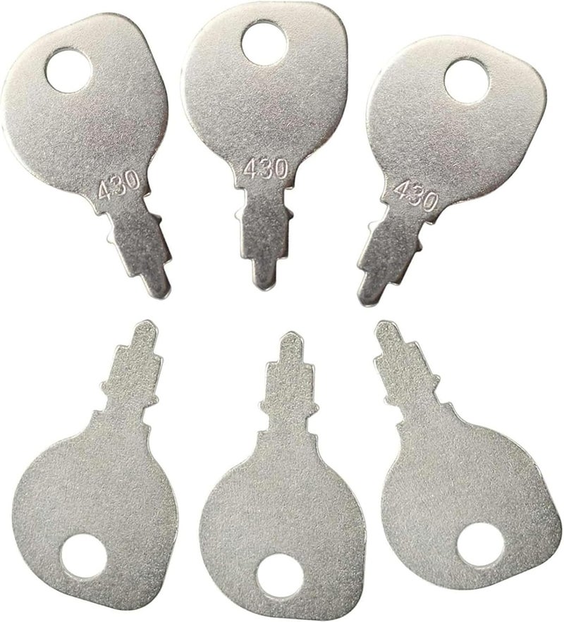 gradora Lawn Mower Key 430 691959 Replacement for Lawn Mower Riding Lawnmowers(Pack of 6) - Image 2